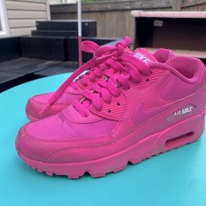 All pink Nike air max 90s size 4.5Y